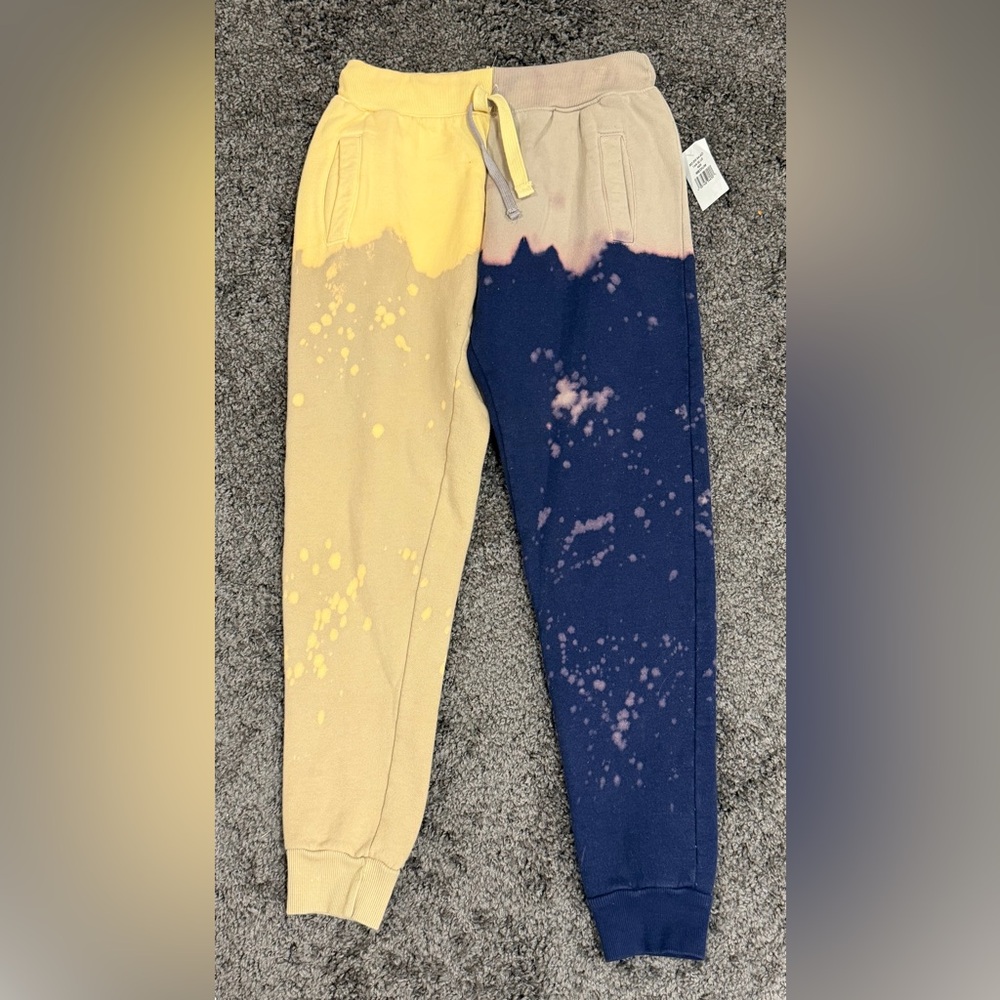 LA DETRESSE Acid Wash Joggers Sweatpants Womens size M NWT